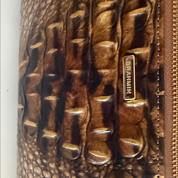 Brahmin Tan Crocodile Embossed Wallet - Picture 2 of 3